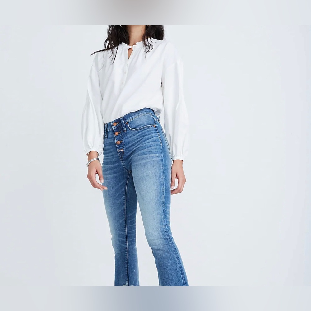 Madewell Cali Denim-Boot Expose Button Fly Jeans